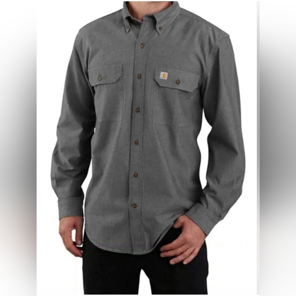 Carhartt Other - ✨️Carhartt✨️ Mens Original Fit Midweight Long Sleeve Button Front Shirt
